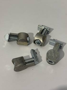 8020 40-3361 T-nut And 40 Series Bright Anchor Fastener Cam With Bolt 4 Each