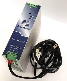 Dm1-24033-s Acme Electric Dm 1-24033-s Power Supply - 100-240 Vac To 24 Vdc Din Mouting Rail