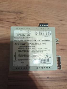900en-s005 Acromag Ethernet Switch 15-36vdc