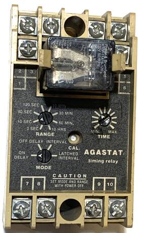 R90a Agastat Teconnectivity Te Connectivity Timing Relay Model Ssf Voltage 120v50/60hz