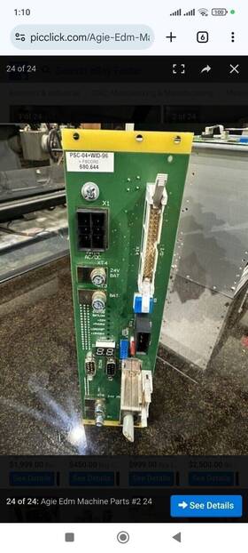 Psc-04-wid-96 Agie Usa / Psc04wid96 Used