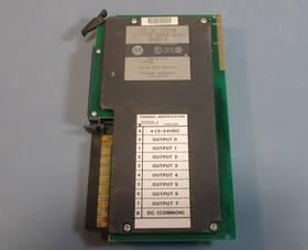 1771-0b Allen Bradley Dc Output Module 12-24v Series B Card Used