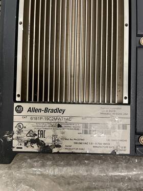 6181p-15c2mw71ac Allen Bradley / 6181p15c2mw71ac Used