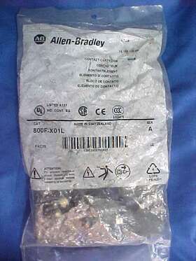 800f-x01l Allen-bradley Contact Cartridge Bag Of 10 Sa