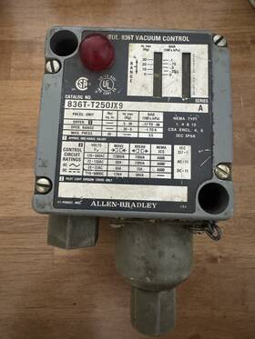 836t-t250jx9 Allen-bradley Series A Vacuum Control