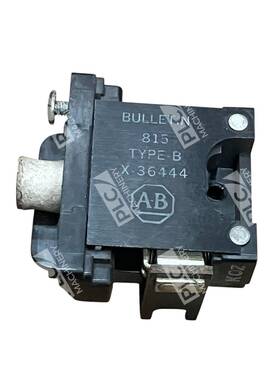 X-36444 Allen Bradley 4a Bulletin 815 Type B Overload Relay
