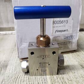 910110-i Allfi Hand Valve 2-way 3/8 Inch 2.0 Imperial 60 000 Psi Waterjet Cutting