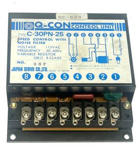 C-30pn-25 B&b Q-con 279582 Control Unit Speed Used