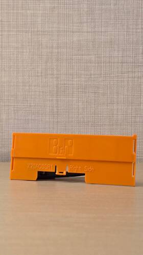 X20ac0sr1 B&r Ac0sr1 Right-side Endplate Covers 3 Pcs Used X20 Automation System