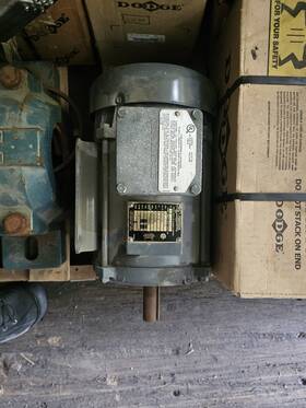 36n04-110 Baldor M7020t Industrial Motor 1.5 Hp 230/460 1140 Rpm Y223453