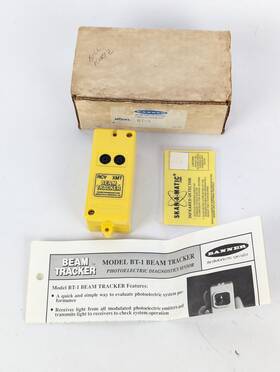 26809 Banner Bt-1 Beam Tracker Photoelectric Unit Vg In Box Vintage