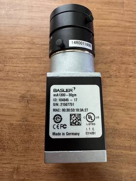 Asa1400-30gm Basler With Kowa 6mm F1.4 Lens