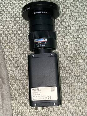 Sca640-120gm Basler Industrial Camera /w Lens