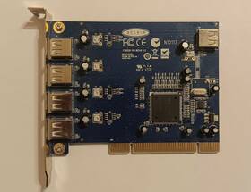 F5u220 Belkin Rev.6 Usb 2.0 Pci Interface Card 5 Port