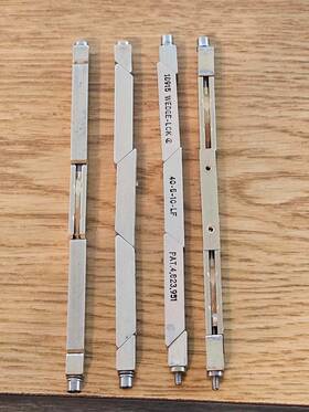 40-5-10-lf-m2 Birtcher 2x Lot Schroff Military 40-5 Wedge Lok 5 Inch Pcb Card Guide