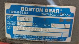 F718-30-b5-h Boston Gear / F71830b5h Gearbox Gearhead New