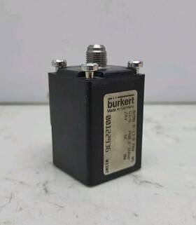 00122936 Burkert Solenoid Valve Pno 2-16 Bar 24 Vdc 8w 13.0 Fkm Used