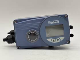 8792 Burket Burkert Digital Electropneumatic Positioner Side Control Blue Used Read