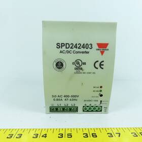 Spd242403 Carlo Gavazzi 24v Dc 240w Power Supply 400-500vac 3ph 0.85a Input