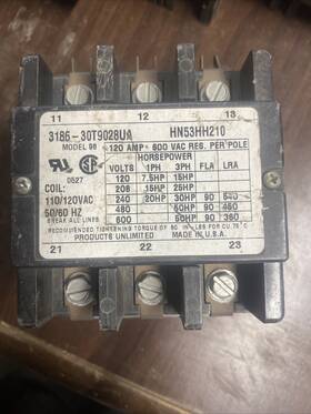 Hn53hh210 Carrier / 3-pole Contactor Used
