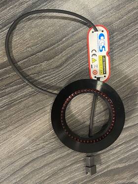 Ldr-75rd2-la1 Ccs Inc Dark Field Low-angle Red Ring Light 24v...2.6w - Usa