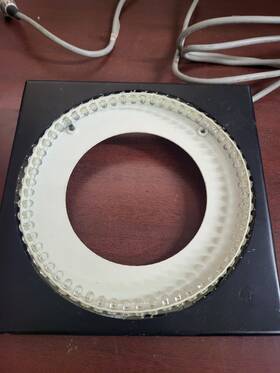 Clm-1660 Cognex Clm 1660 Machine Vision Led Light Untested 7 Inch Sq