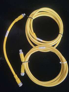Cognex Ivsl5pm12j2000 Three 3 Used Smart Vision Cables