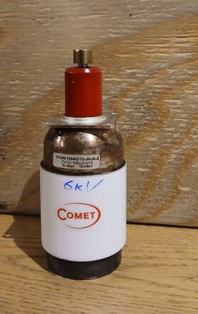 Cvun-100ac Comet Cvun-100ac/15-jhja-z 1pc 10-100pf 15/9kv Variable Vacuum Capacitor