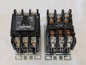 Copeland 012-1401-06 3 Pole 40a Contactor 24v Coil Emerson 9-3185-5 Used Pair