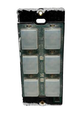 Cnx-b6 Crestron Designer Keypad 6-buttons - Each Preowned
