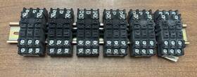 D5pa2 Cutler Hammer Lot Of 6 Ser. A1 Relay Socket Base On Bracket