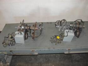 2z617a Dayton Lot Of 2 C-100 Chain Hoist Trolley Collector Assy. Ton