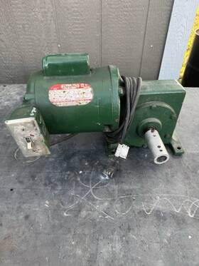 2z154c Dayton Electric Gear Motor Tested