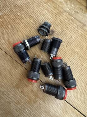 162-8430-0931-502 Dialco Sub Mini Panel Indicator And Other Lot Of 10 Pieces
