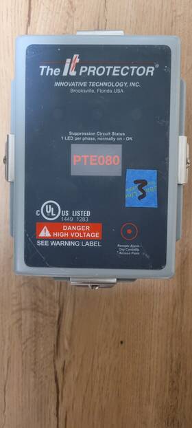 Pte080-3y101 Eaton Innovative Technology Im01005010e I.t Protector Used