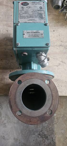 212lt-if-3 Eclipse Manual Reset Gas Shutoff Valve. 120v