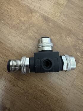8019717 Escha M12 Tee Splitter 8 Pin 5 4 P Inch Used With Turck And Banner Sensors