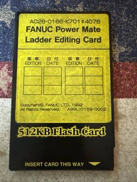 A02b-0166-k701 Fanuc A02b-0166-k701#4076 Power Mate Ladder Editing Card