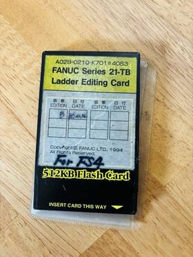 A02b-0210-k701 Fanuc A02b-0210-k701#4083 Genuine #4083 Ladder Editing Card Series 21-tb