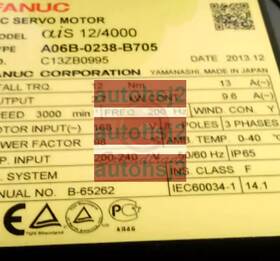 A06b-0238-b705 Fanuc One Used Servo Motor