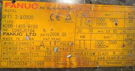 A06b-1405-b150 Fanuc Motor Aii 3/10000