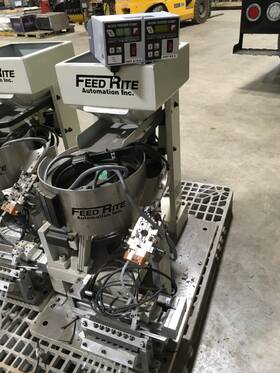 121-000-2001 Feed Rite Automation Inc. 12cwjj Vibratory Bowl With Fc-200-2 P/n.