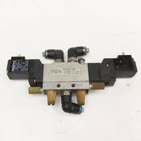 Meh-5 Festo Meh-5/3e-1/8-s-b 5/3 Position Pneumatic Valve Open Center 24vdc Coil