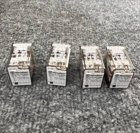 55.34.8.120.0030 Finder 55.34.8.110.0030 Lot Of 4 - Power Relay 4pdt 120 Vac 7a 55 Series S New