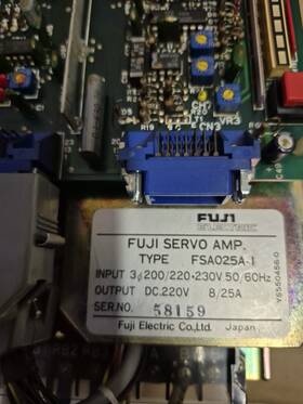 Fsa025a-1 Fuji Electric Fsa025a-i Servo Amp Inch Tested Good