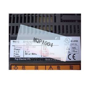 Rys101s3-vss6 Fuji Used And Tested Servo Drive