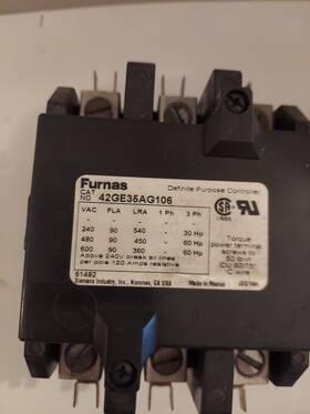 42ge35ag106 Furnas Electric Co Siemens Definite Purpose Controller 3 Phase Pre-owned