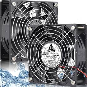 2xgda1238b24n30x25240ip67-us Gdstime 120mm X 38mm Waterproof Fan 24v Ip67 Rating High Airflow Dual Ball Bearing P