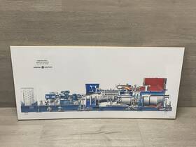 7001e Ge General Electric Model Series Gas Turbine Display