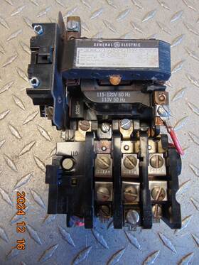 Cr308c2192ragtmr Ge General Electric Nema Size 1 Contactor Starter 120v Coil